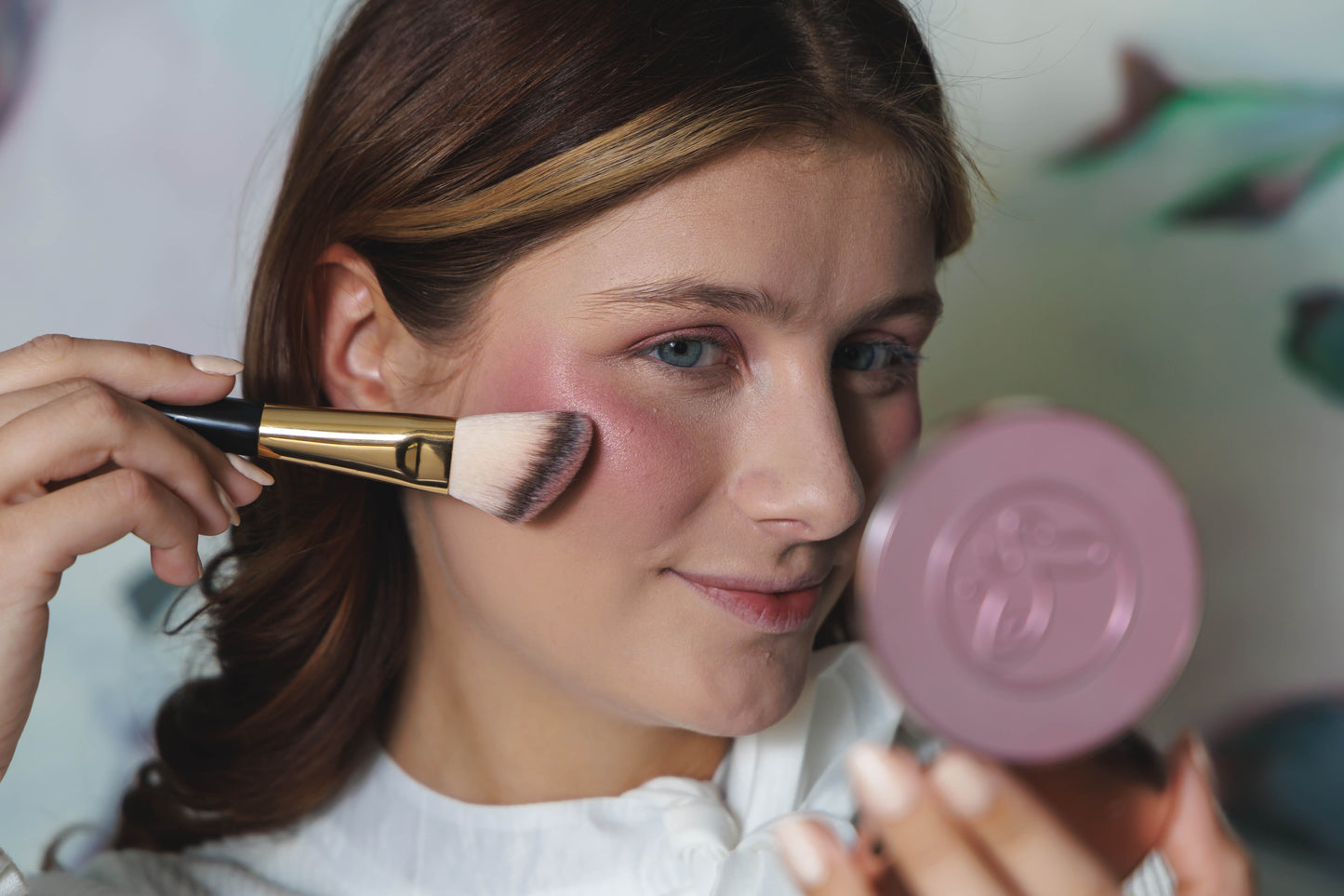 Mi Amour - A soft plum shimmer that adds depth and a flattering, ethereal glow.