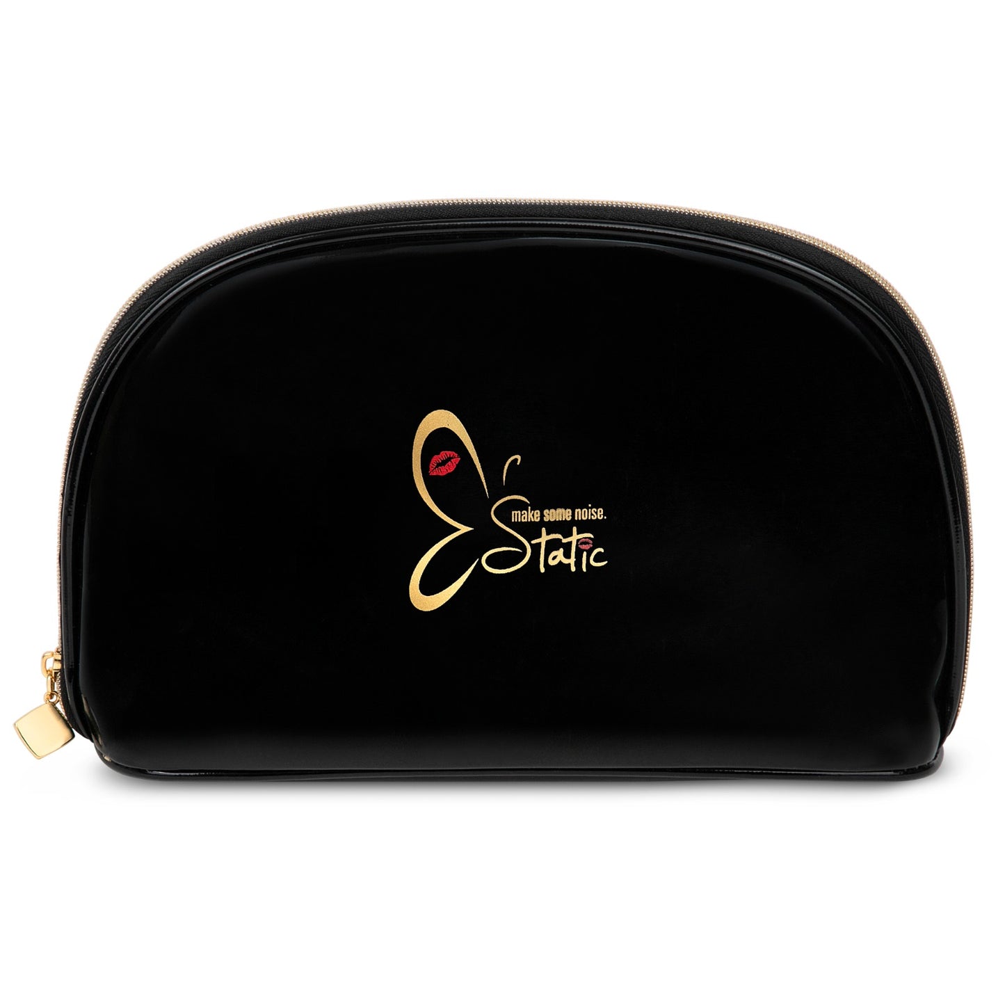 Static cosmetics bag