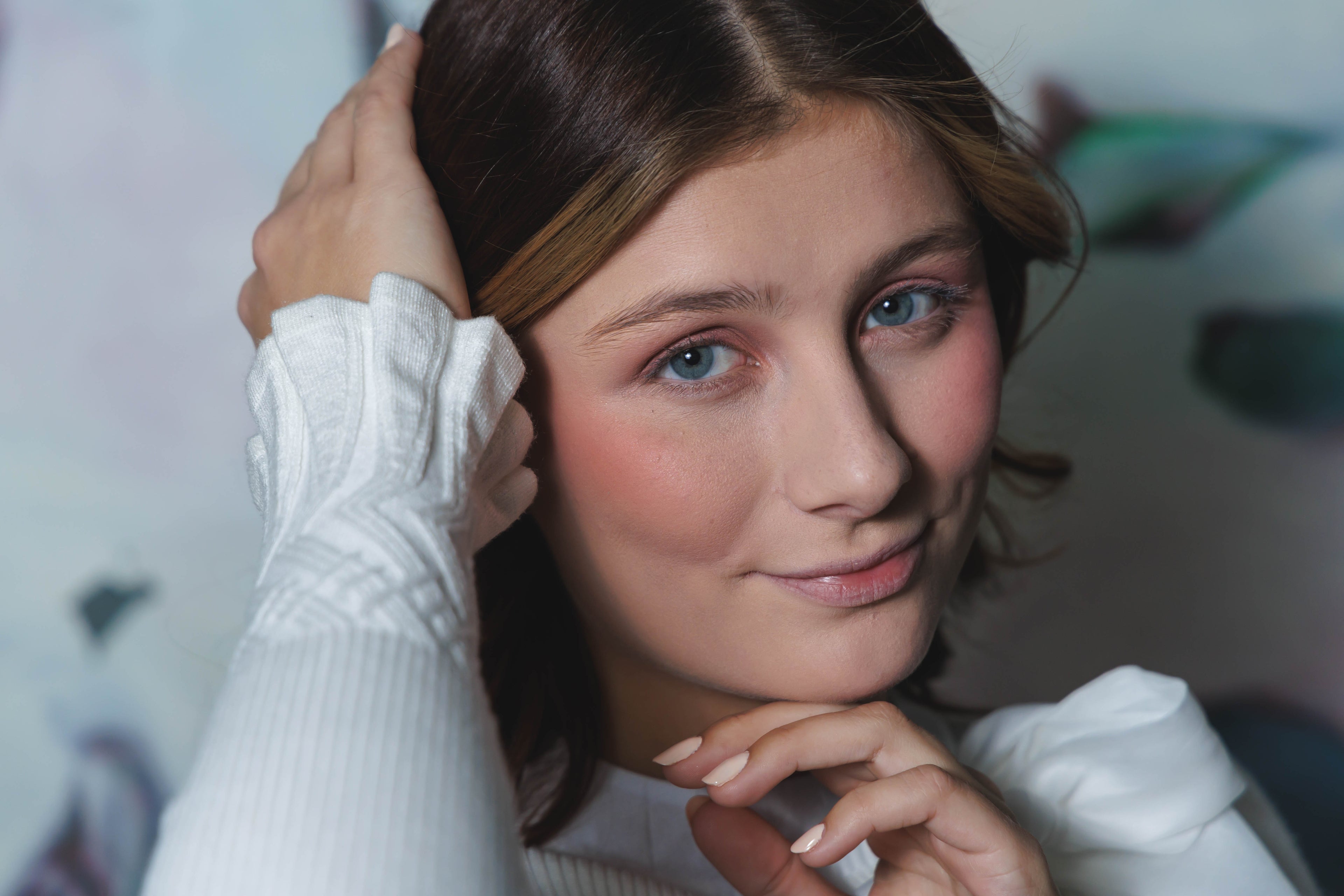 Beloved - A matte dusty rose that brings a timeless, romantic warmth to the cheeks.