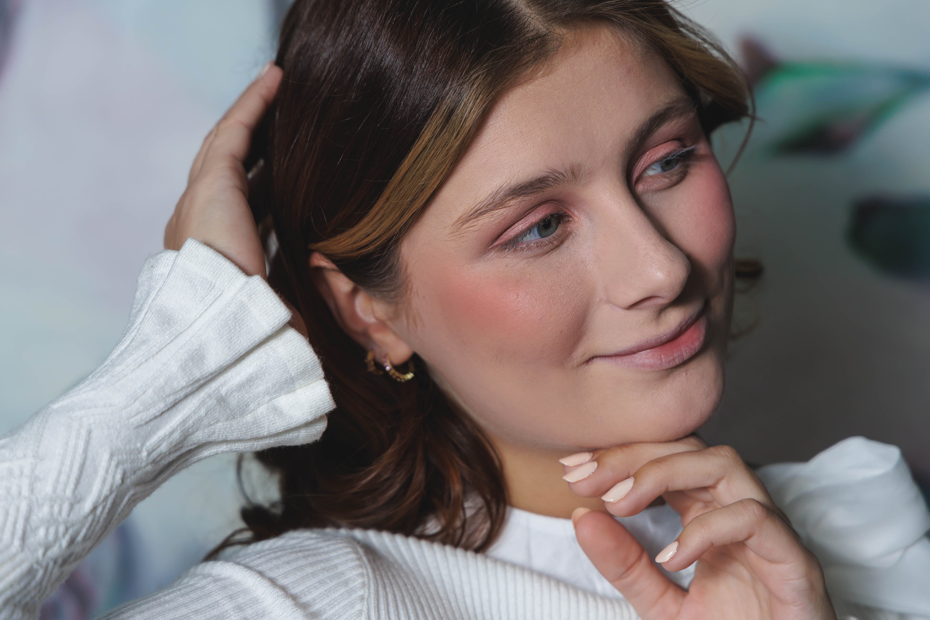 Beloved - A matte dusty rose that brings a timeless, romantic warmth to the cheeks.